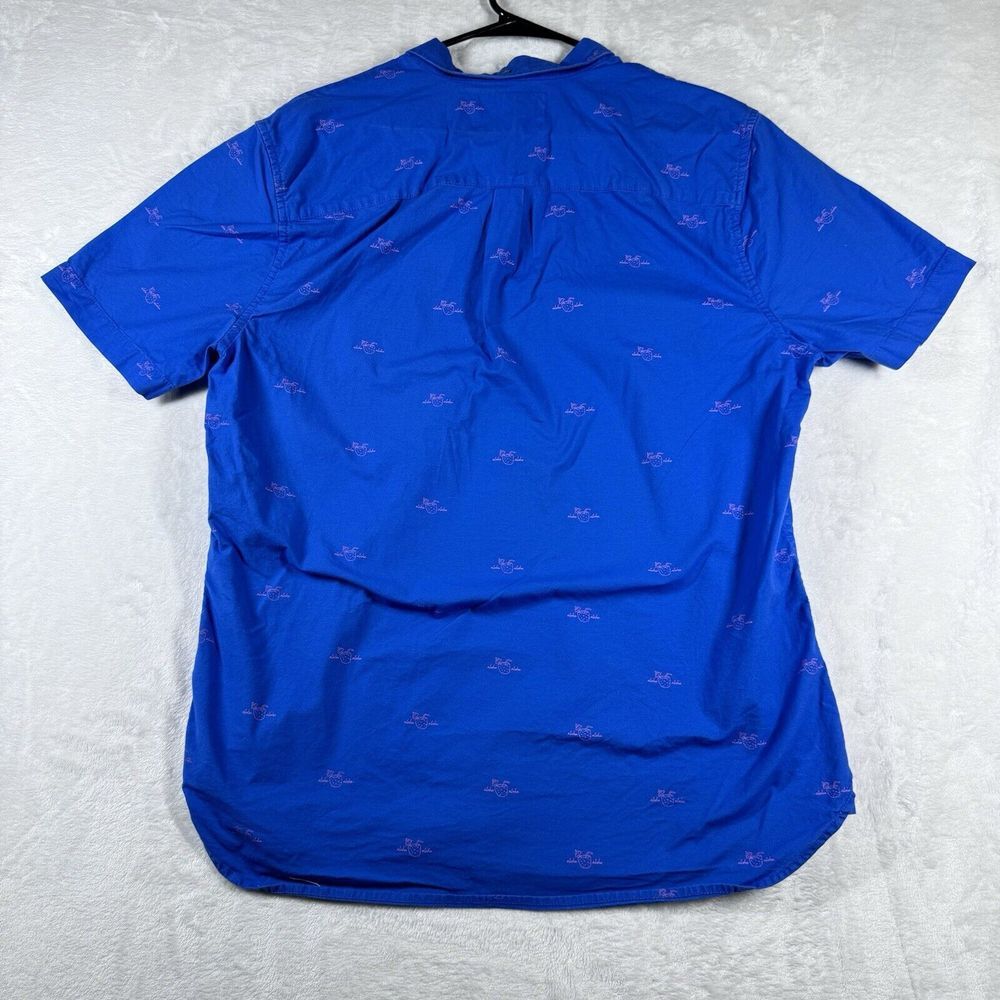 Chubbies Tropical Short Sleeve Golf Polo Men's Large Wood Button Hawaiian - Picture 8 of 13